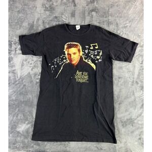 Vintage 90s Elvis Presley L T Shirt Are You‎ Lonesome Tonight Nighty Long